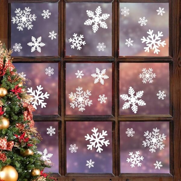 LUDILO 135Pcs Christmas Window