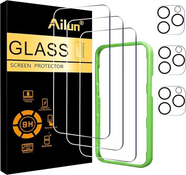 Ailun 3 Pack Screen Protector for iPhone 16 Pro